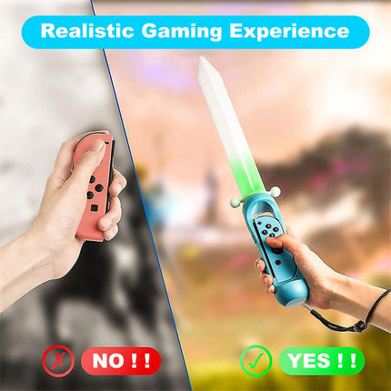 LED Game Skyward Grip Sword For The Legend of Zelda Breath of the Wild Light Blue Splendid&Co.