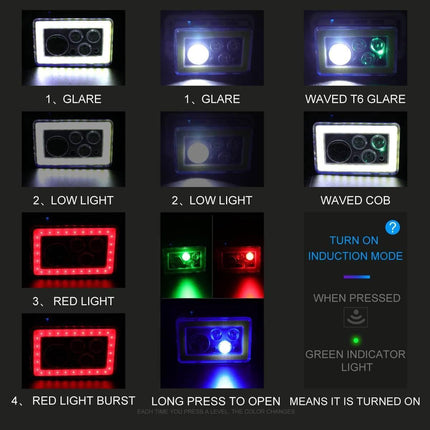 Led Rechargeable Camping Hiking Headlamps Torches-Midnight Blue Splendid&Co.