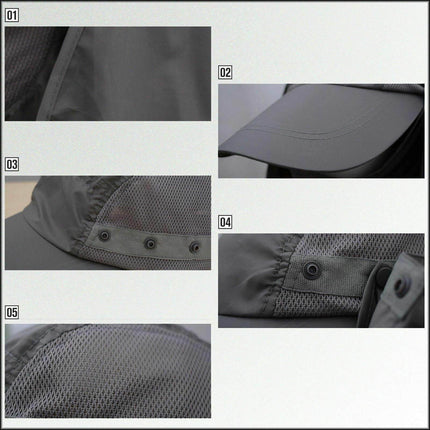 Legionnaire Sun Hat Neck Throat Flap Cover UV Protection Splendid&Co.