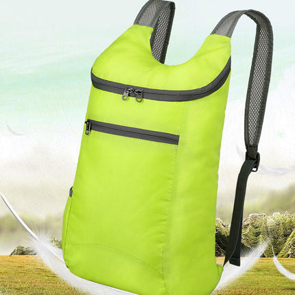 Lightweight Foldable Gym Bag Outdoor Backpack Green Splendid&Co.