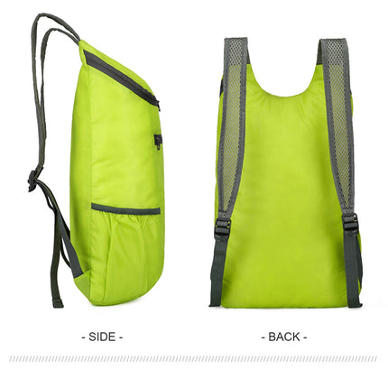 Lightweight Foldable Gym Bag Outdoor Backpack Green Splendid&Co.