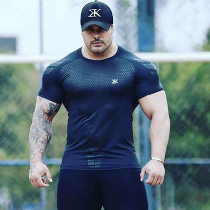 Mens Compression Slim Fit Gym T-Shirt Splendid&Co.