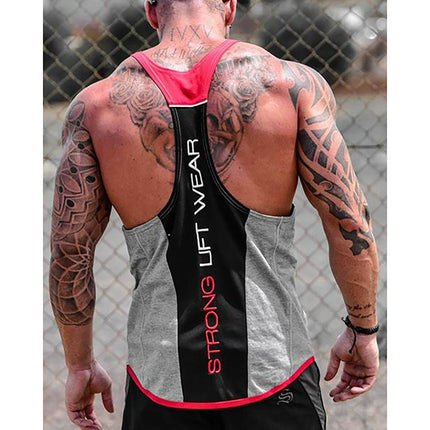 Mens Vest Sports Exercise Shirt Gym Bodybuilding Fitness Splendid&Co.