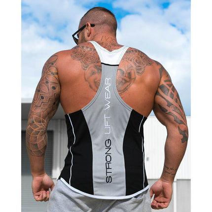 Mens Vest Sports Exercise Shirt Gym Bodybuilding Fitness Splendid&Co.