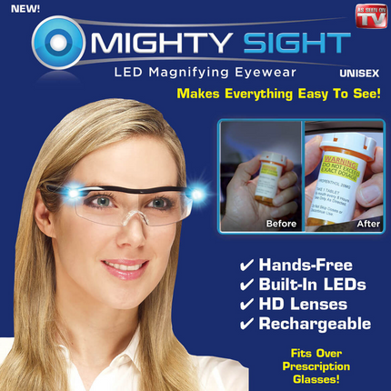Mighty Sight Magnifying Eyewear With LED Light Splendid&Co.