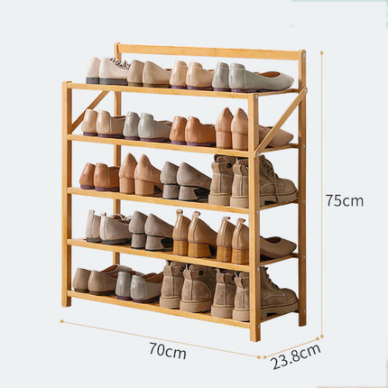 Multi Layer Bamboo Fordable Shoes Rack Splendid&Co.