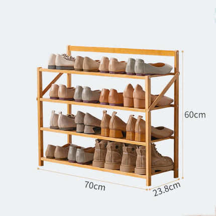 Multi Layer Bamboo Fordable Shoes Rack Splendid&Co.
