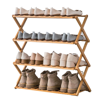 Multi Layer Bamboo Fordable Shoes Rack Splendid&Co.