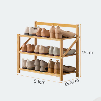 Multi Layer Bamboo Fordable Shoes Rack Splendid&Co.