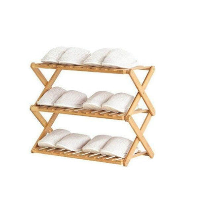 Multi Layer Bamboo Fordable Shoes Rack Splendid&Co.