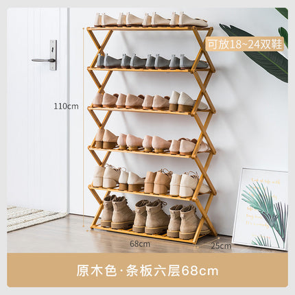 Multi Layer Bamboo Fordable Shoes Rack Splendid&Co.