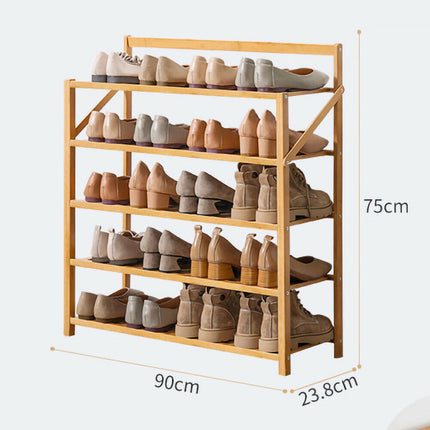 Multi Layer Bamboo Fordable Shoes Rack Splendid&Co.
