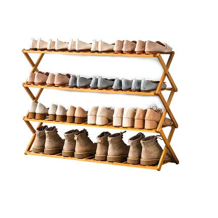 Multi Layer Bamboo Fordable Shoes Rack Splendid&Co.