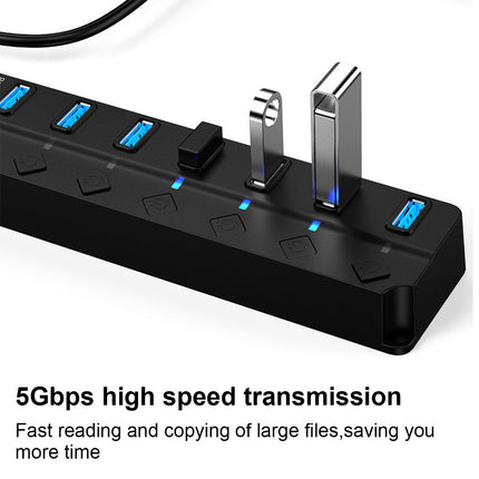Multi USB 3.0 2.0 Hub 4 Port High Speed Slim Compact Expansion Splendid&Co.