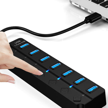 Multi USB 3.0 2.0 Hub 4 Port High Speed Slim Compact Expansion Splendid&Co.