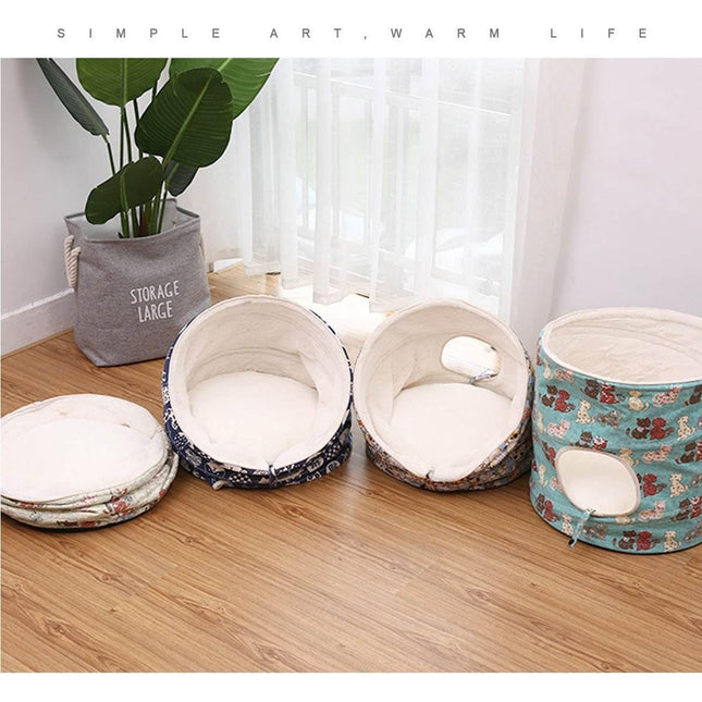 Multifunction Collapsible Pet Bed Tunnel Splendid&Co.
