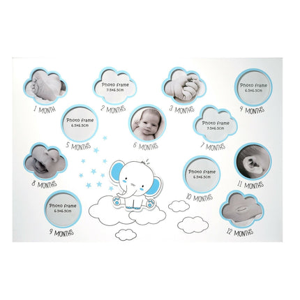 Newborn Baby Photo Frame My First Year 12 Month Keepsak Collage Gift 13 Pictures Splendid&Co.