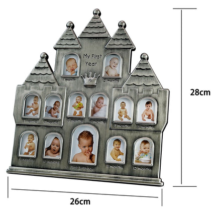 Newborn Baby Photo Frame My First Year 12 Month Keepsak Collage Gift 13 Pictures Splendid&Co.