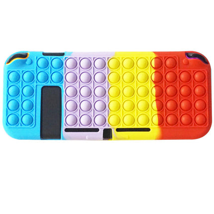 Nintendo Switch Console “Pop It” Stress Relief Case Cover Blue & Purple & Yellow & Red Splendid&Co.