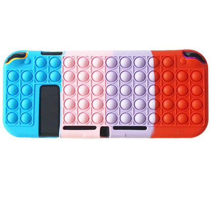 Nintendo Switch Console “Pop It” Stress Relief Case Cover Blue & Purple & Yellow & Red Splendid&Co.