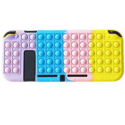 Nintendo Switch Console “Pop It” Stress Relief Case Cover Blue & Purple & Yellow & Red Splendid&Co.