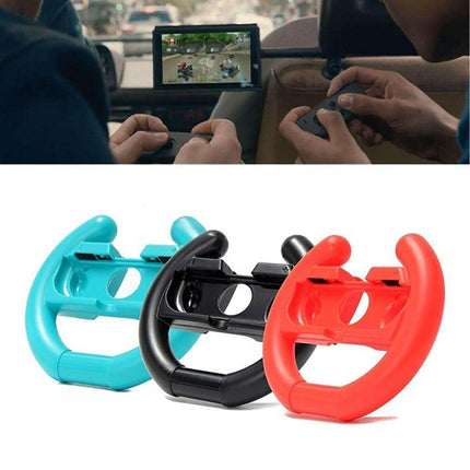 Nintendo Switch Joy-Con Handle Steering Wheel Controller Black Splendid&Co.