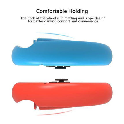 Nintendo Switch Joy-Con Handle Steering Wheel Controller Black Splendid&Co.