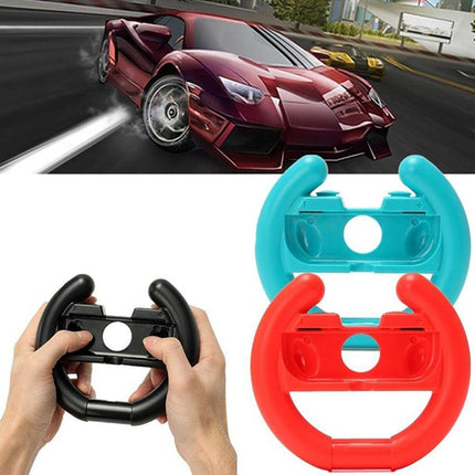 Nintendo Switch Joy-Con Handle Steering Wheel Controller Black Splendid&Co.