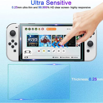 Nintendo Switch Lite Console Controller Case Cover and Screen Protector Splendid&Co.