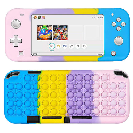 Nintendo Switch Lite Console Pop It Stress Relief Case Cover Blue& Yellow & Purple & Pink Splendid&Co.