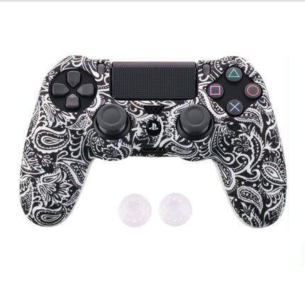 PS4 Controller Soft Silicone Protective Cover Black & White Splendid&Co.