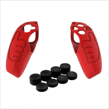 PS5 Soft Silicone Controller Protective Grip Cover Red Splendid&Co.