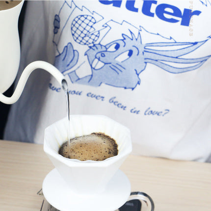 Pour Over Coffee Pot Kettle Mug thermometer Gift Box Set-White Splendid&Co.