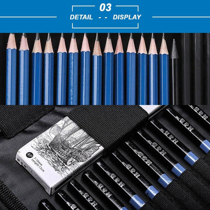 Professional Sketching Pencils Art Set Splendid&Co.