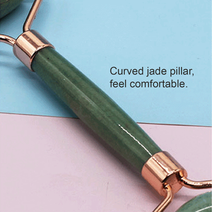 Quartz Roller Gua Sha Facial Lifting Tool Green Gem Splendid&Co.