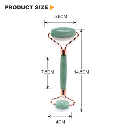 Quartz Roller Gua Sha Facial Lifting Tool Green Gem Splendid&Co.