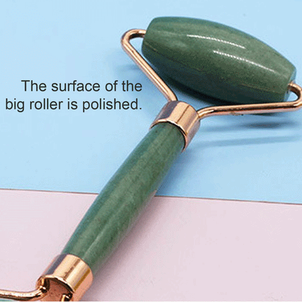 Quartz Roller Gua Sha Facial Lifting Tool Green Gem Splendid&Co.