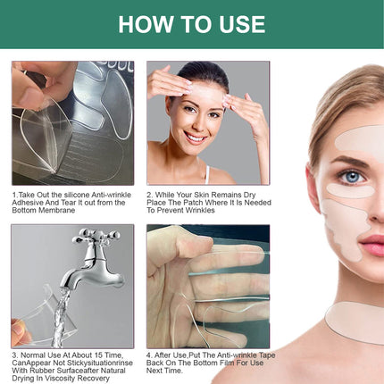 Reusable Anti Wrinkle Skin Chest Neck Eye Face Pad Silicone -11pcs Splendid&Co.