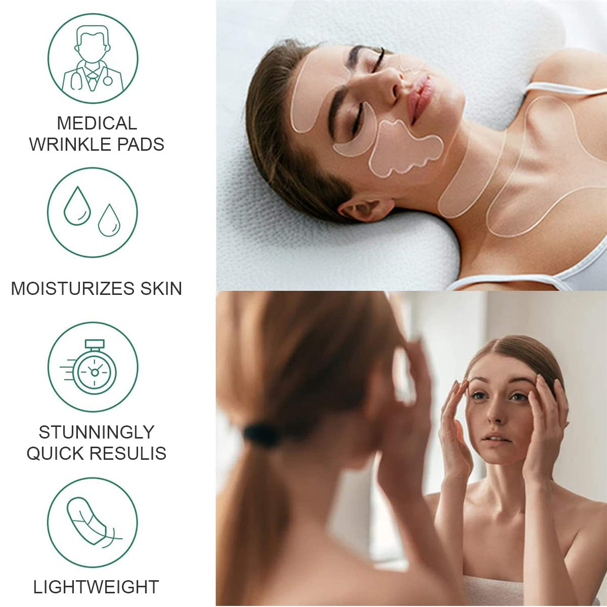 Reusable Anti Wrinkle Sticker for Neck Breast Chest Forehead Anti