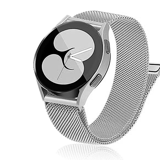 Samsung Galaxy Watch 4  5 Classic 40 44 42 45 46mm Milanese Magnetic Replace Band-Sliver Splendid&Co.