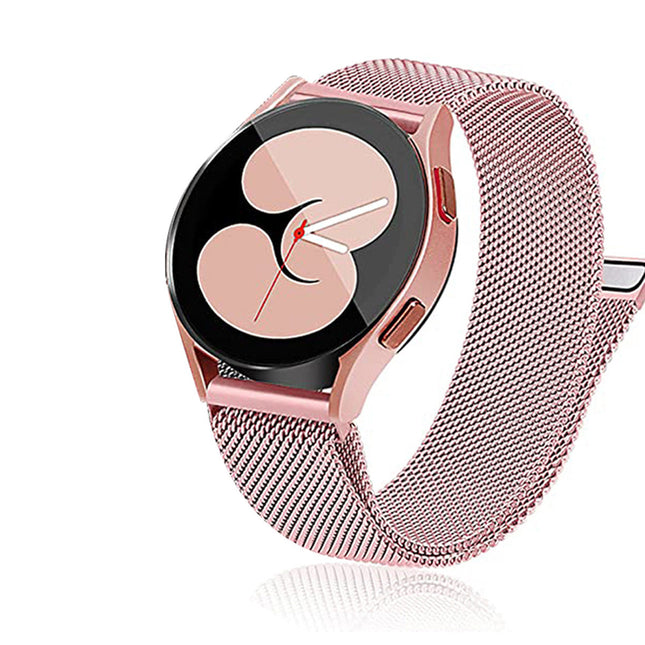 Samsung Galaxy Watch 4 Classic 40 44 42 45 46mm Milanese Magnetic Replace Band-Rose Pink Splendid&Co.
