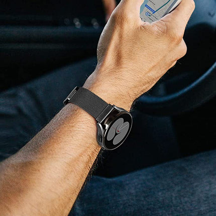 Samsung Galaxy Watch 4 Classic 40/44/42/46mm Milanese Magnetic Replace Band-Black Splendid&Co.