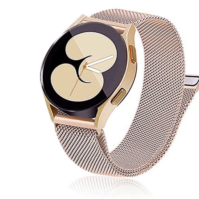 Samsung Galaxy Watch 4 Classic 40/44/42/46mm Milanese Magnetic Replace Band-Rose Gold Splendid&Co.