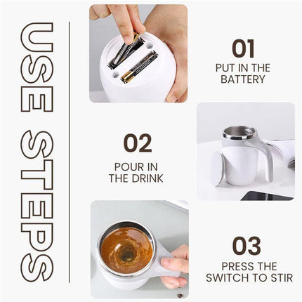 Self Stirring Mug Coffee Milk Tea Cup Splendid&Co.