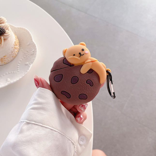 Shockproof Cartoon Silicon Case Cover For Airpods 1 2 3 Pro Bear Cookies Splendid&Co.