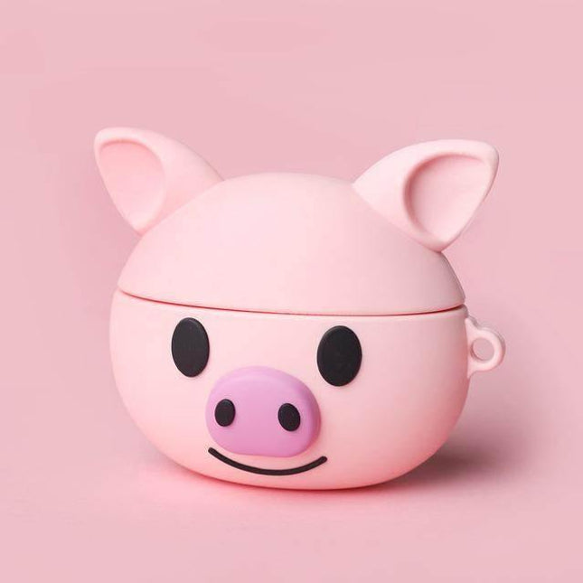Shockproof Cartoon Silicon Case Cover For Airpods 1 2 3 Pro Pinky Pig Splendid&Co.