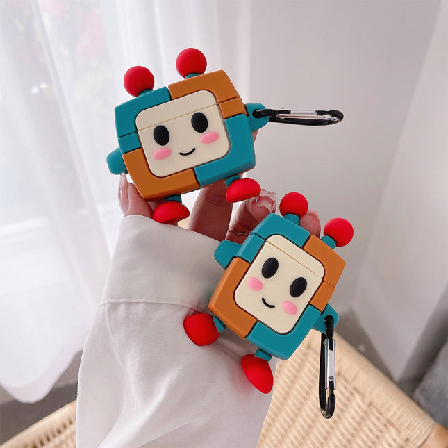 Shockproof Cartoon Silicon Case Cover For Airpods 1 2 3 Pro Robot Splendid&Co.