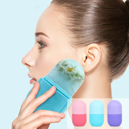Silicone Ice Cube Massager Face Ice Roller - Blue Splendid&Co.