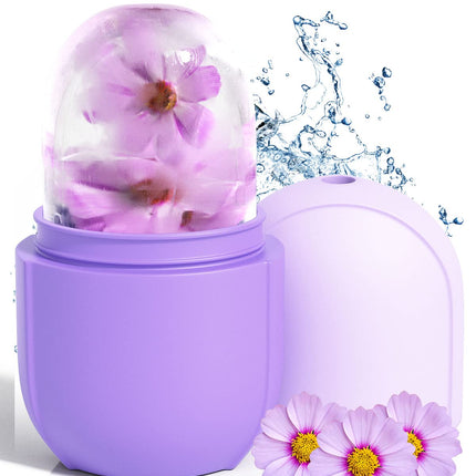 Silicone Ice Cube Massager Face Ice Roller - Purple Splendid&Co.