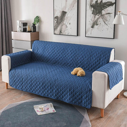 Sofa Cover Quilted Couch Covers Lounge Pet Protector Slipcovers Blue Splendid&Co.